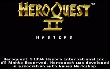 HeroQuest II - Legacy of Sorasil_Disk1 screen shot title